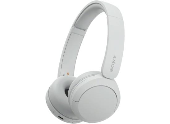 Sony CH520 Wireless Headphones, Bluetooth 5.2, 2.4GHz Band Frequency, Up to 40 Hours Continuous Communications, Up to 3 Hours Charing Time, Silver